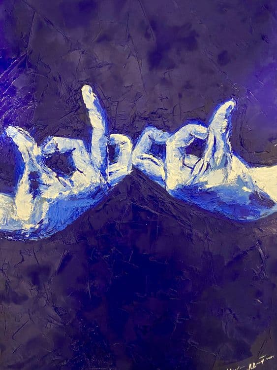 blue pain